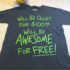 Boys size L 100% cotton graphic Blue ￼T- shirt